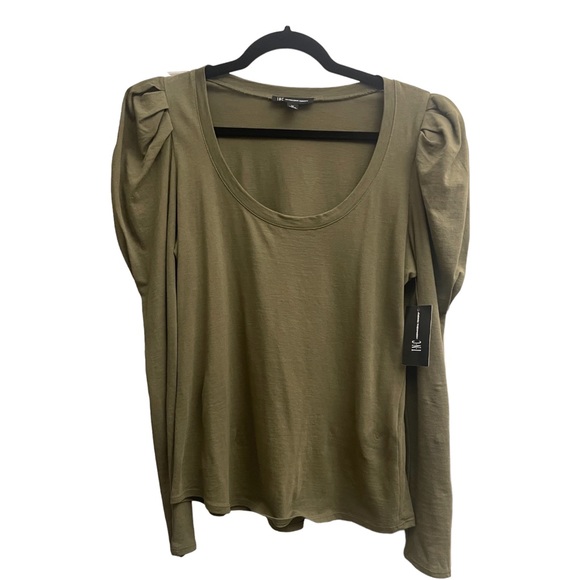 🌺 SOLD NWT INC International Concepts Puff Sleeve Top - Picture 3 of 7